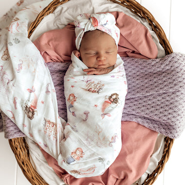 Mermaid Muslin Wrap | Snuggle Hunny