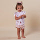 Mermaid Organic Short Sleeve Top with Frill - Thumbnail 4