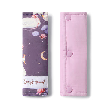 Midnight Swan Universal Pram Strap Covers | Snuggle Hunny