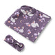 Midnight Swan Organic Jersey Wrap & Topknot Set - Thumbnail 2