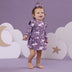 Midnight Swan Long Sleeve Organic Dress | Snuggle Hunny