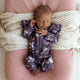 Midnight Swan Organic Snugglesuit Convertible Romper with Frill - Thumbnail 12