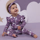 Midnight Swan Organic Snugglesuit Convertible Romper with Frill - Thumbnail 10