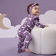Midnight Swan Organic Snugglesuit Convertible Romper with Frill - Thumbnail 13