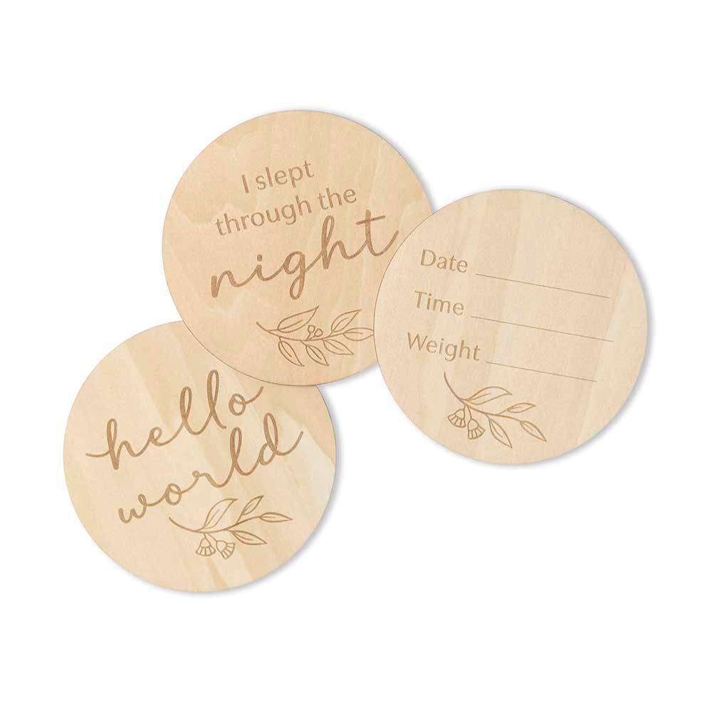 Gumleaf Wooden Milestone Cards - View 7