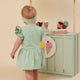 Mint Short Sleeve Organic Dress - Thumbnail 3