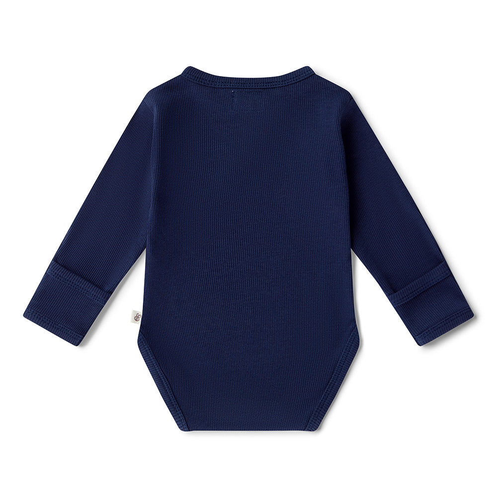 Moonlight Long Sleeve Organic Bodysuit - View 4