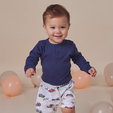 Moonlight Long Sleeve Organic Bodysuit | Snuggle Hunny