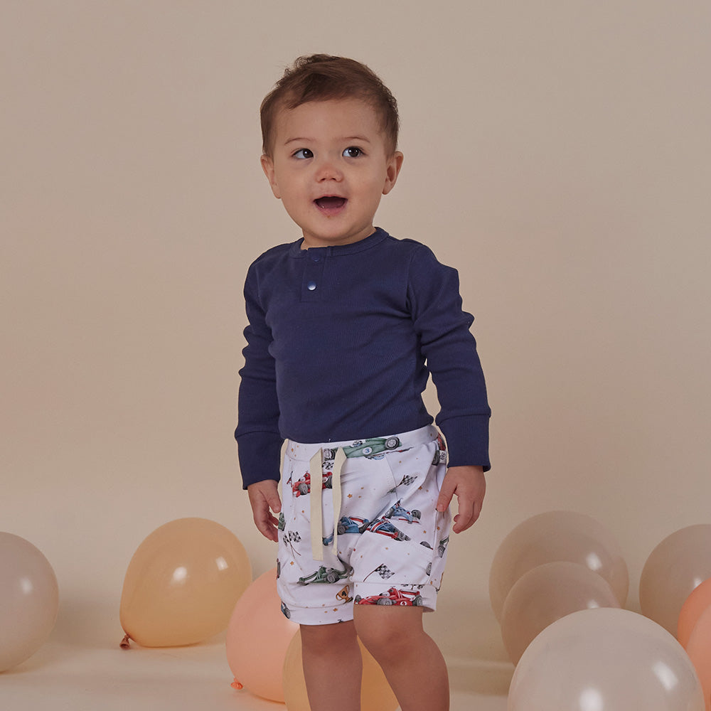 Moonlight Long Sleeve Organic Bodysuit - View 5