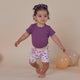 Mulberry Rib Short Sleeve Organic Bodysuit - Thumbnail 6