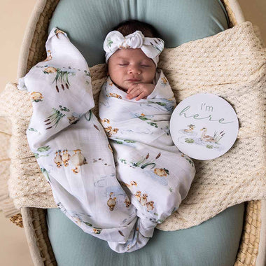 Muslin Wraps - Duck Pond Organic Muslin Wrap