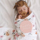 Poppy Muslin Wrap Birth Announcement Set - Thumbnail 3