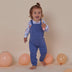Navy Organic Joey Overalls | Snuggle Hunny