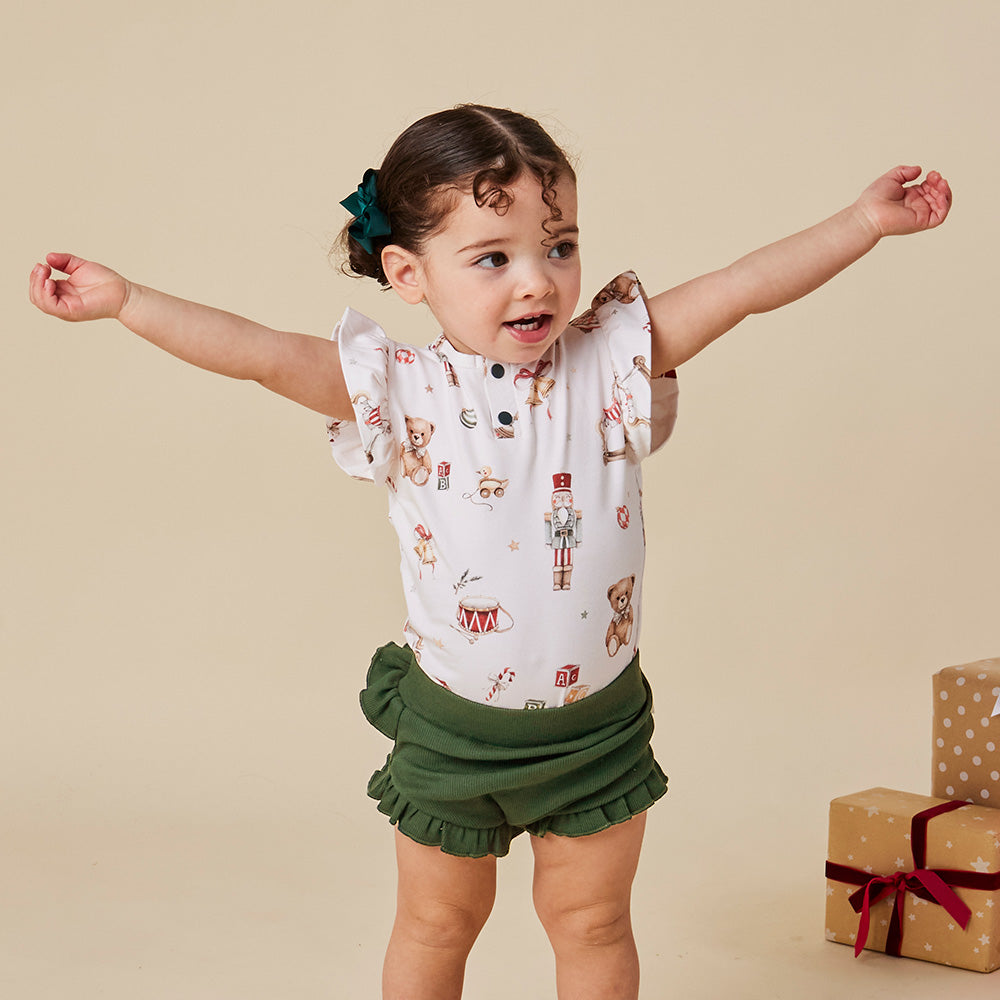 Olive Organic Bloomers - View 1