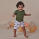 Olive Short Sleeve Organic Bodysuit - Thumbnail 8