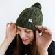 Olive Organic Adult Knit Beanie - Thumbnail 1