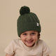Olive Organic Baby Knit Beanie - Thumbnail 5