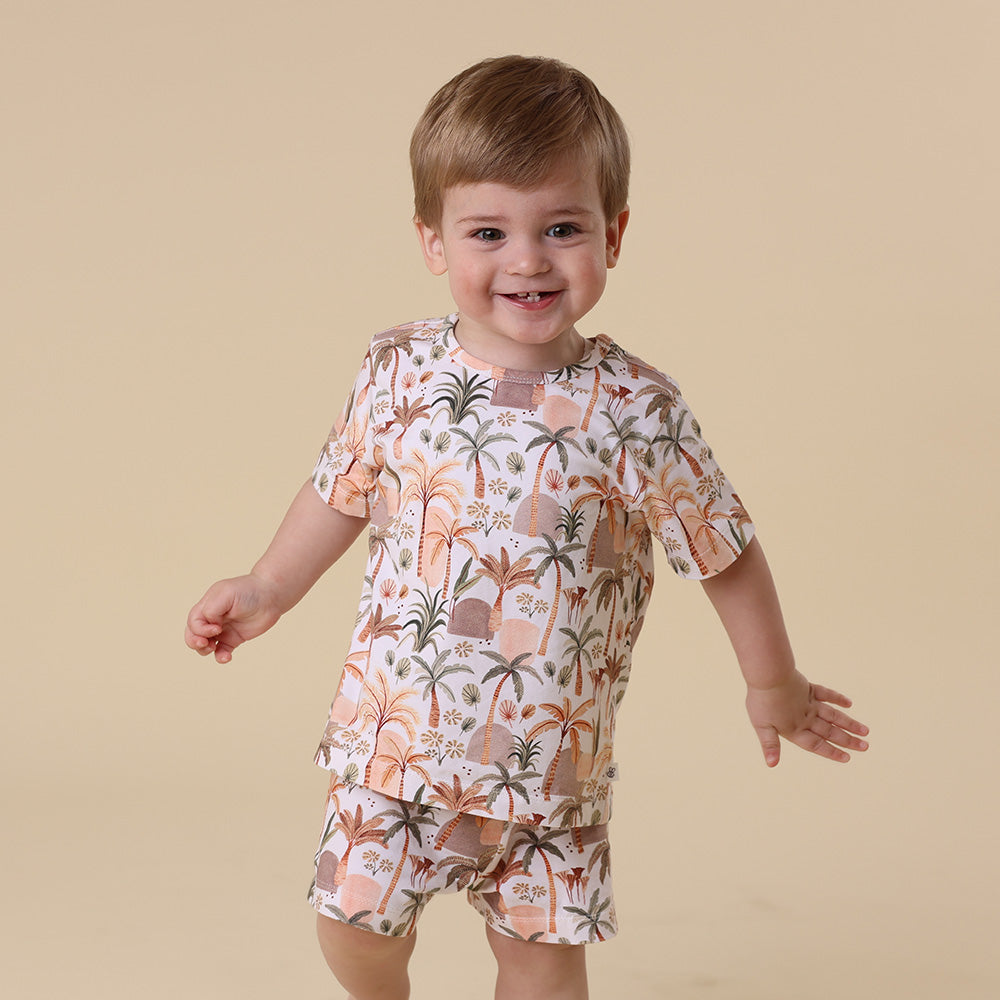 Black Friday Exclusive - Palm Springs Organic Kids PJ Set - View 1