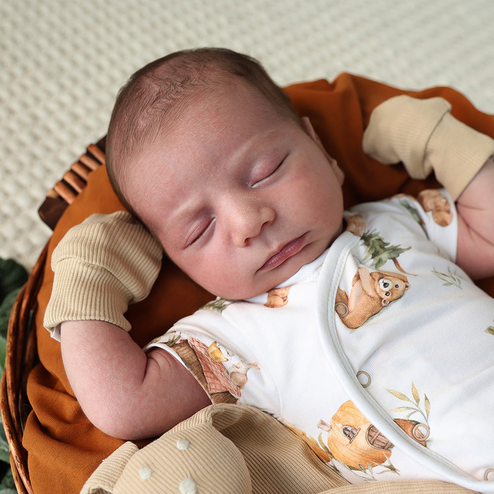 Pebble Organic Cotton Rib Mittens - View 4