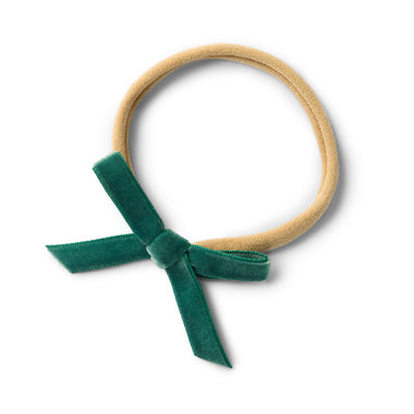 Pine Velvet Bow | Snuggle Hunny
