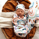 Rainbow Baby Organic Jersey Wrap & Beanie Set - Thumbnail 1