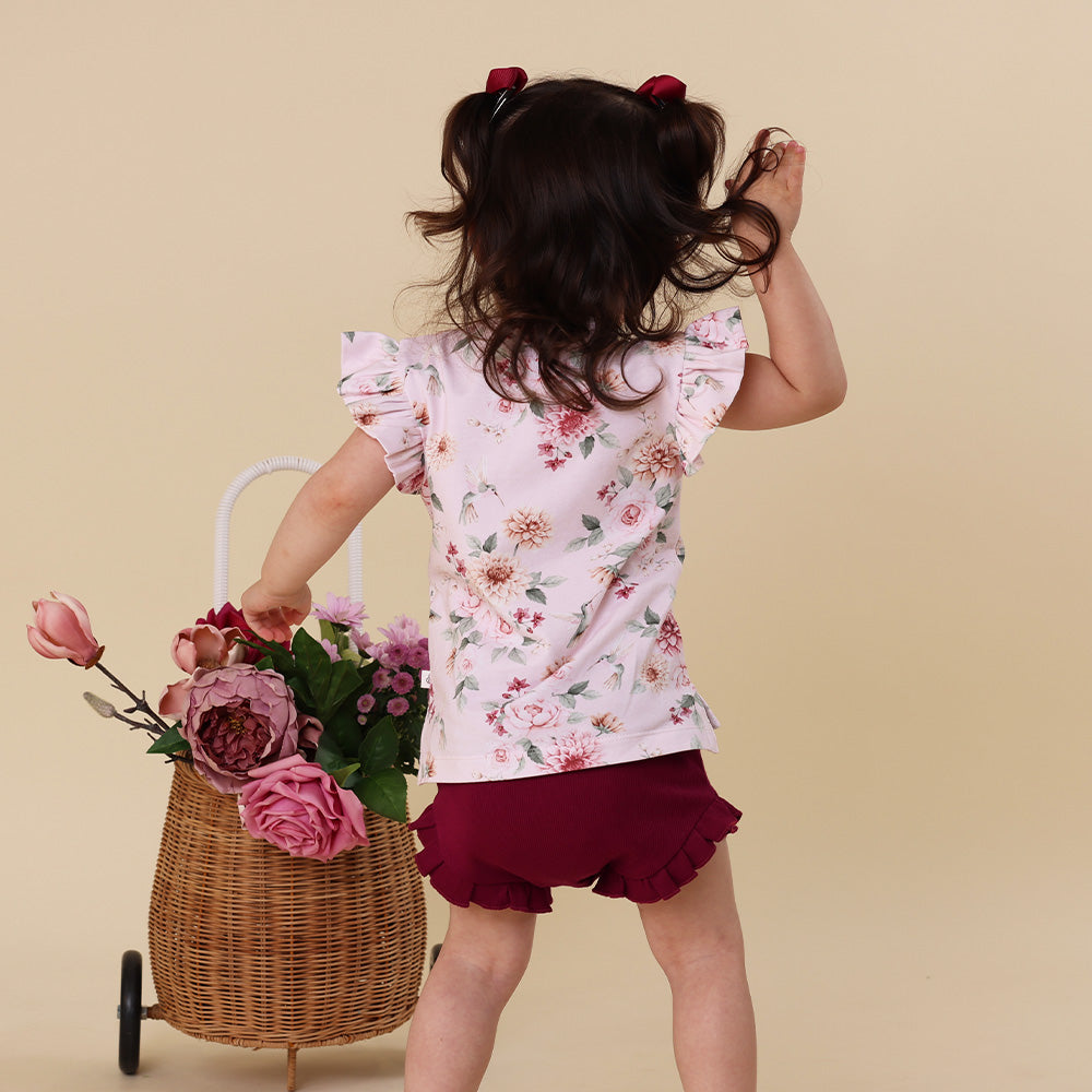 Raspberry Organic Bloomers - View 8