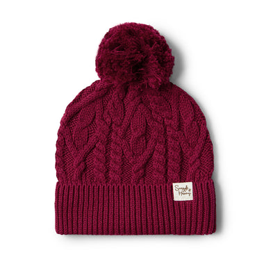 Raspberry Organic Baby Knit Beanie | Snuggle Hunny