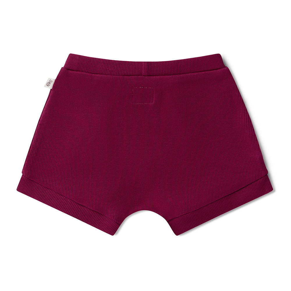 Raspberry Organic Shorts - View 6