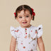 Red Piggy Tail Hair Clips - Pair | Snuggle Hunny