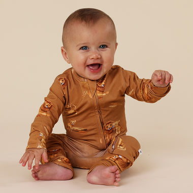 Roar Organic Snugglesuit Convertible Romper | Snuggle Hunny
