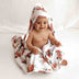 Rosebud Organic Hooded Baby Towel-Snuggle Hunny