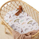 Safari Organic Bassinet Sheet / Change Pad Cover - Thumbnail 1