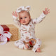 Santa's Toy Shop Organic Snugglesuit Convertible Romper - Thumbnail 2