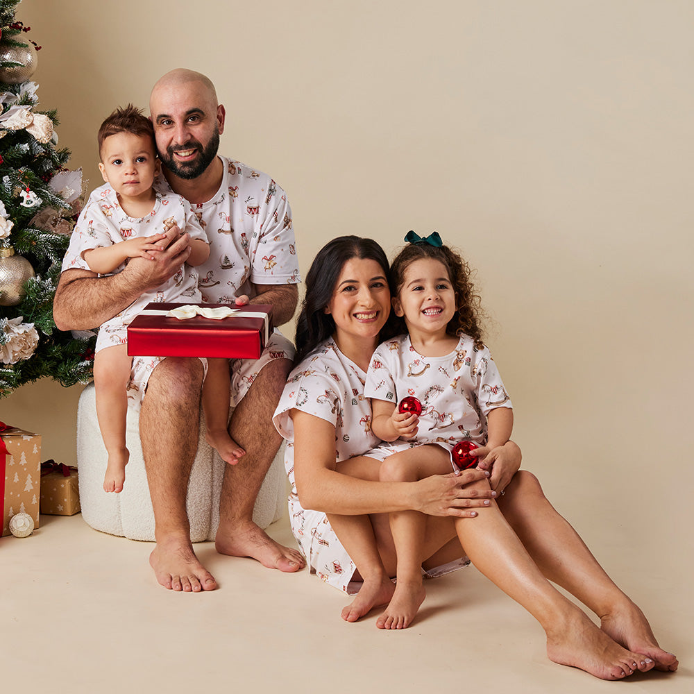 Santa's Toy Shop Organic Kids PJ Set - View 9