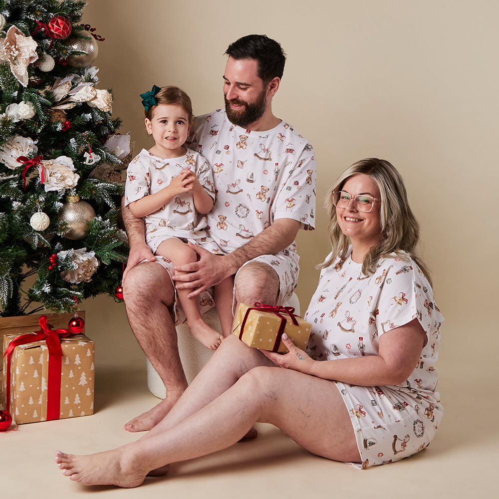 Santa's Toy Shop Organic Kids PJ Set - View 12