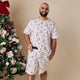 Santa's Toy Shop Organic Mens PJ Set - Thumbnail 3
