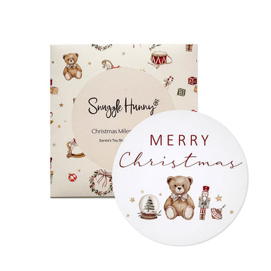 Santa's Toy Shop Milestone Card | Snuggle Hunny
