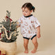 Santa's Toy Shop Organic Oversized Romper - Thumbnail 6