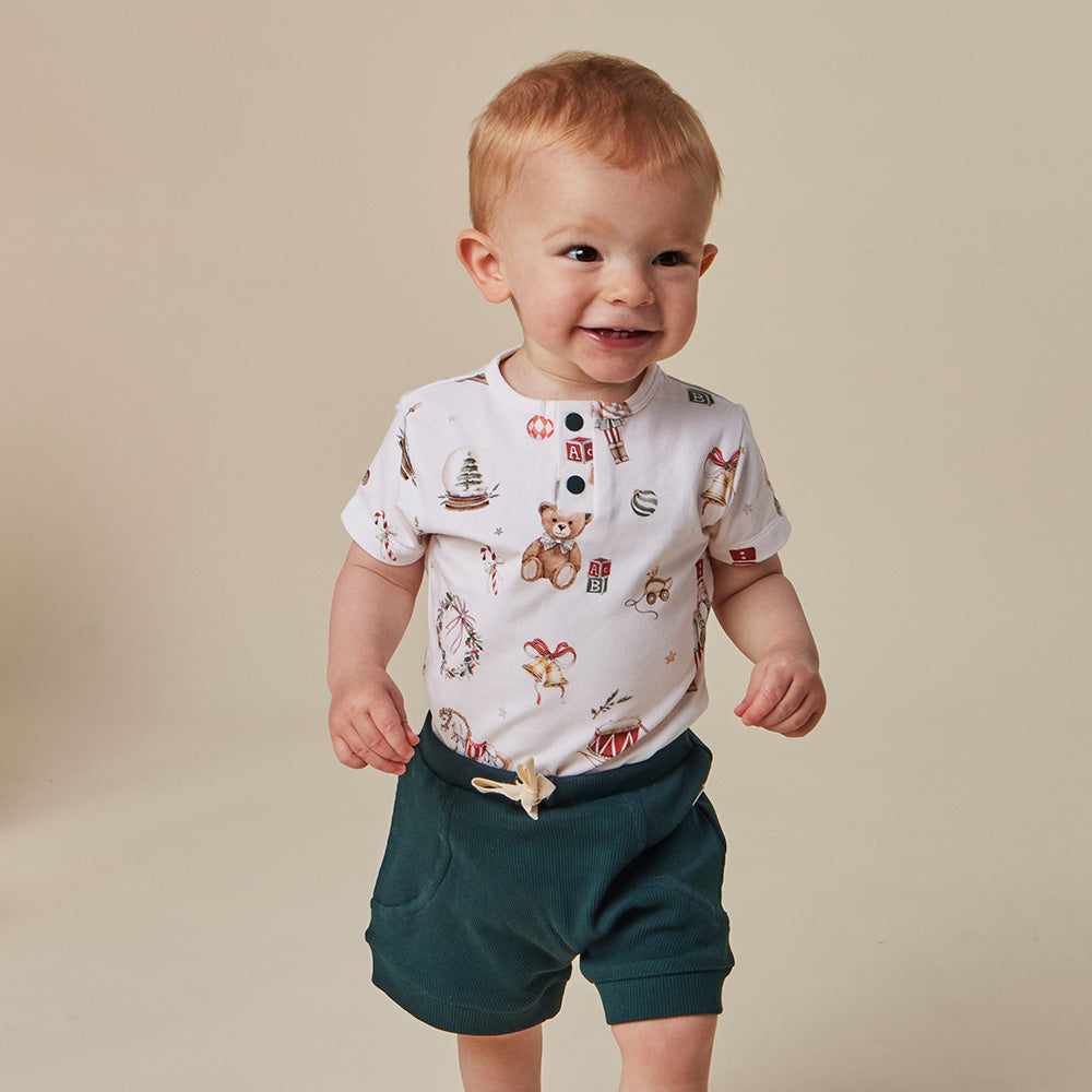 Emerald Organic Shorts - View 1