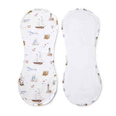 Set Sail Organic Cotton Burp Cloth | Snuggle Hunny