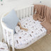 Set Sail Organic Fitted Cot Sheet | Snuggle Hunny