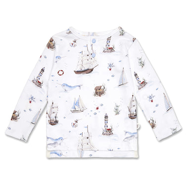 Set Sail Organic Long Sleeve Top | Snuggle Hunny