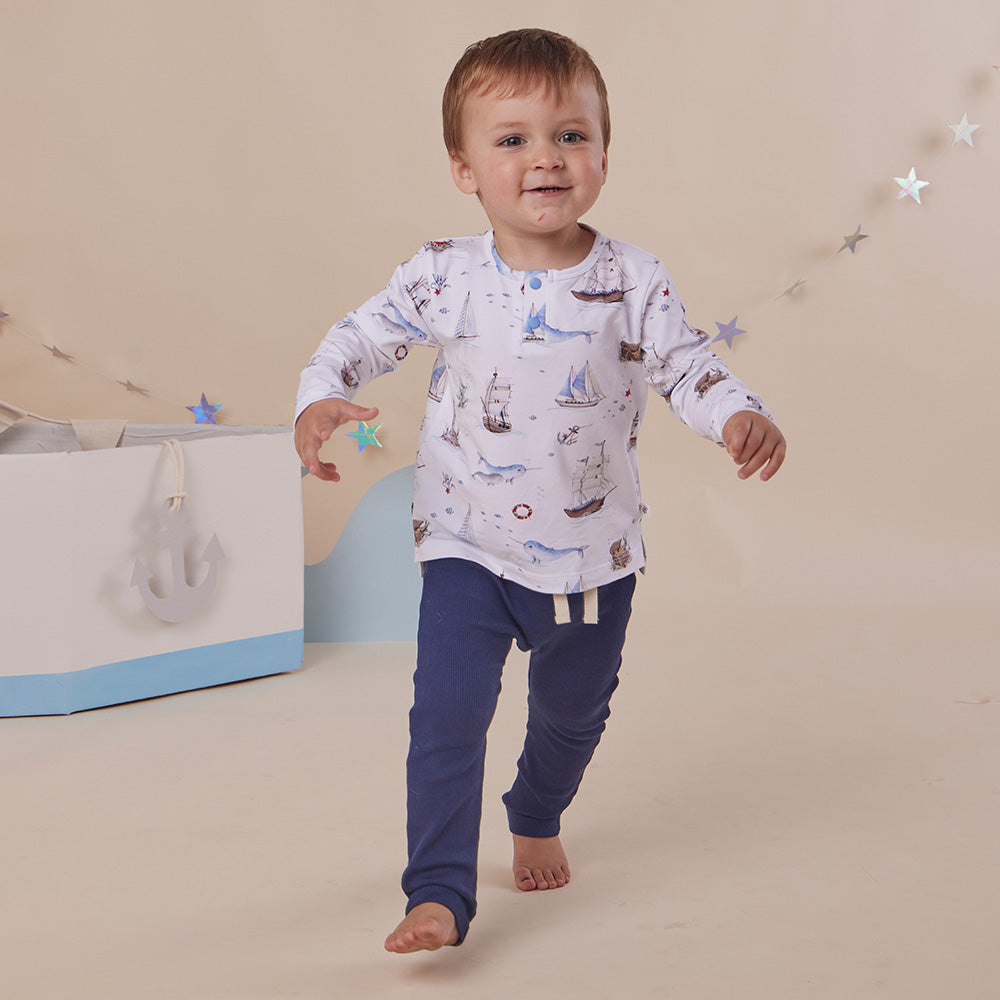 Set Sail Organic Long Sleeve Top - View 3