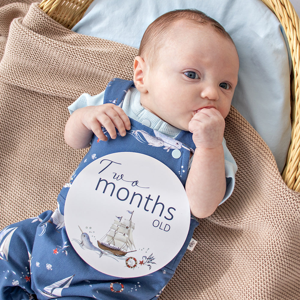 Set Sail Organic Snuggle Overalls - View 8