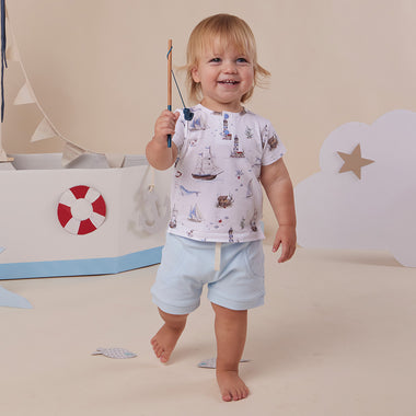 Set Sail Organic Short Sleeve Top | Snuggle Hunny