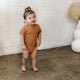 Chestnut Short Sleeve Organic Bodysuit - Thumbnail 10