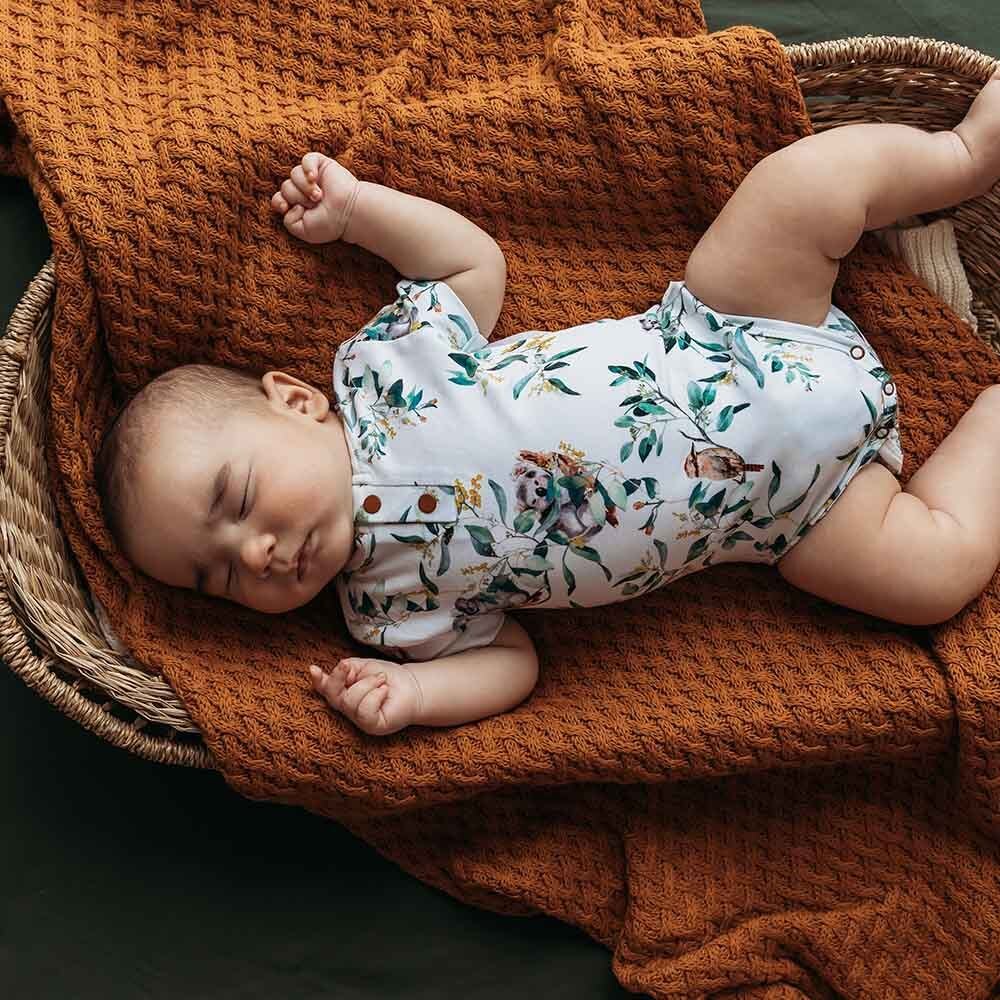 Eucalypt Short Sleeve Organic Bodysuit - View 7