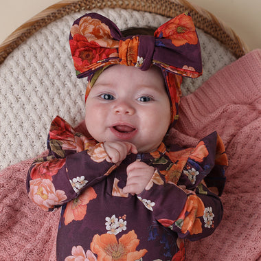 Sienna Organic Oversized Bow | Snuggle Hunny