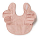 Dusty Rose Flower Frill Snuggle Bib - Thumbnail 2