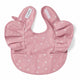 Pink Fleur Frill Snuggle Bib - Thumbnail 2